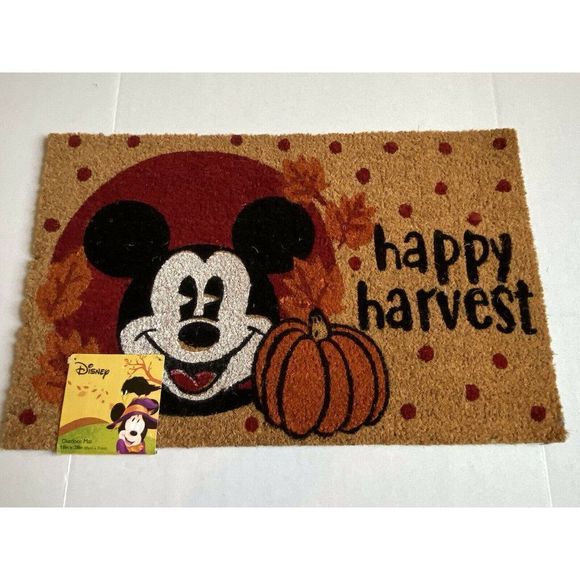 Disney Accents Disneys Mickeymouse Happy Harvest Door Mat Coir Poshmark